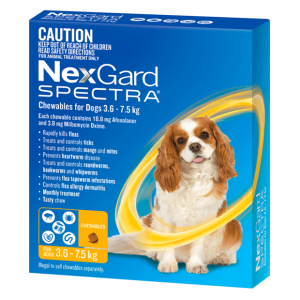 NEXGARD SPECTRA FOR DOGS 3.6-7.5KG