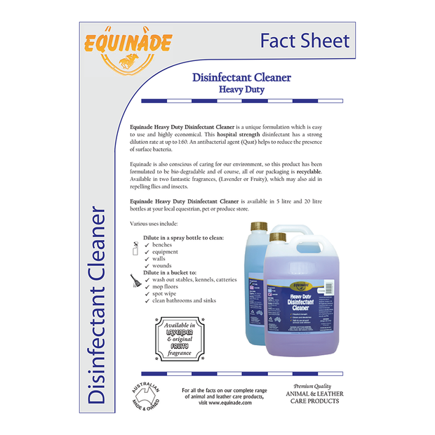 Equinade Heavy Duty Disinfectant Cleaner - Image 2
