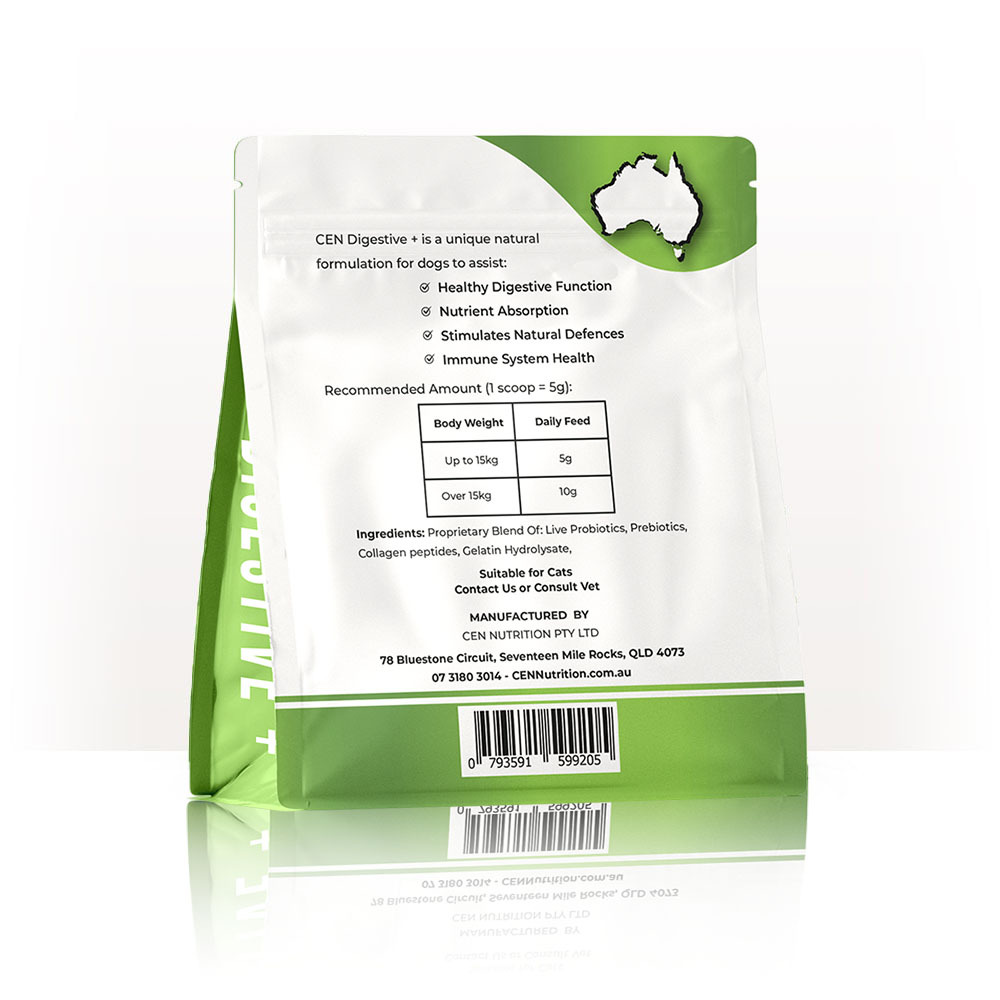 CEN Dog Digestive+ Live Probiotic Supplement 500g - Image 2